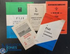 1964 Fiji in Wales Rugby Programmes (5): All five issues from the happy & groundbreaking Fijian trip