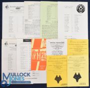 FAYC Wolverhampton Wanderers home issues 1991/92 Nottingham Forest, 1992/93 Birmingham City,