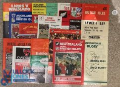 1983 British & I Lions in NZ Rugby Programmes (15): Missing just 3 - Mid-Canterbury, West Coast &