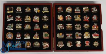 Manchester United Football Club Danbury Mint Victory Pins Collection - Fifty Badges and fifty