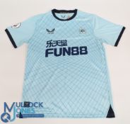 Newcastle United FC Away Football Shirt 2021-2022 #9 Wilson Size XL Castore Fun88 (G)