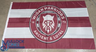 Thirteen Football & Rugby Flags - Wigan Warriors x2, Arsenal, Chelsea x2, Wales, Nottingham