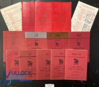 1972-1991 London Welsh Rugby Membership Books/Fixtures (14): A fine selection from the heyday of the