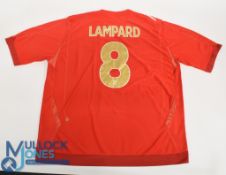 England FC Away Football Shirt 2006-2008 #8 Lampard Size 3XL Umbro (G)