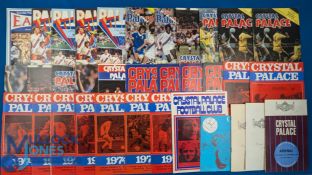 Collection of Crystal Palace home programmes 1952/53 Reading (FAC), 1955/56 Aldershot,