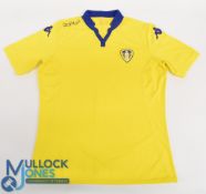 Leeds United FC Away Football Shirt 2015-2016 Size XL Kappa, some pulls, wear to logos