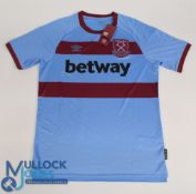 West Ham United FC Away Football Shirt 1895-2020 125 Years Size Large Umbro Betway (G) with tags