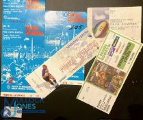 1985-2002 Italian, Russian etc Rugby International Tickets (5): Scarcer lot, Italy v France 1985(2),