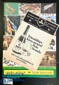 1976 & 1992 New Zealand in S Africa Test Rugby Programmes (2): Newlands Test 1976 & Jo'burg clash