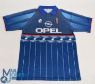 AC Milan FC Football Shirt 1995-1996 3rd Kit #9 Weah Size XL Lotto Opal (G)