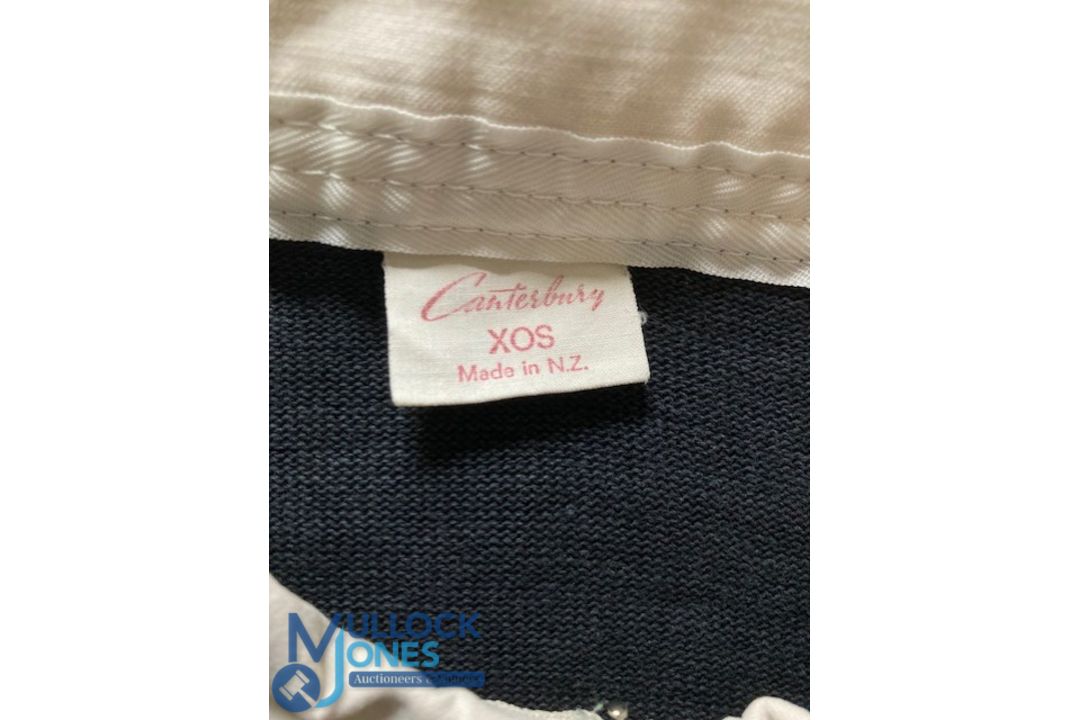 1970s NZ All Blacks Match Prepared/Worn(?) Rugby Jersey: Best informed suggestion is that this - Image 3 of 4