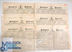 The Salopian Journal 1829 – 18x various weekly issues Feb-Dec 1829. Printed by W & J Eddowes, Corn-