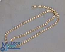 15.5g 9ct Hallmarked Gold Necklace, 46cm long