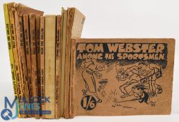 Tom Webster Annuals – Among The Sportsmen Paperback 1920, Hardback Annuals 1921 & 1924, Paperback