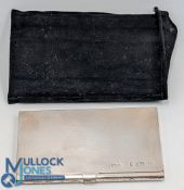 1993 Birmingham Silver Hallmarked Business Card Holder – 57g