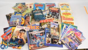 Collection of TV, Film & Comic Books and Sticker Books To include Panini The Black Cauldron, Mask,