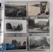 Postcard Album Shropshire/Salop: a good collection with Wem, Moreton Corbet, Whitchurch, Clive,