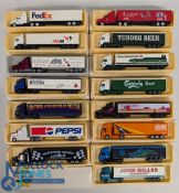 Lledo Promotional Pro Movers Models Various Articulated Lorries Advertising Tuborg, Carlsberg,