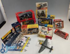 Selection of Vintage Diecast Dinky 351 UFO SHADO Interceptor restored painted white with broken skid