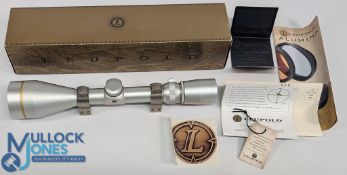 Leupold Gun Scope VX-III 3.5 10 x 50mmm equipped with wide duplex RE with original box. Good