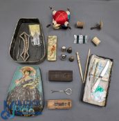 Sewing Collectables: to include silver and white metal thimble (one solid silver), Charles Horner