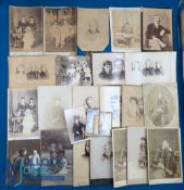 Victorian Cabinet Card Photographs Collection: mostly family portraits but does include an unusual