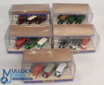 Oxford Diecast Mini Classics 5 Different sets having 3 buses in each (box)