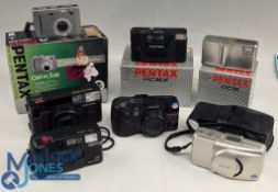 Pentax & Olympus Camera Collection, Pentax AF zoom, Pentax Espio mini, Pentax AF, Pentax Pc35AF