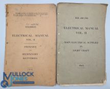 WWII British Military Publications: to include BR 268 Electrical manual Vol II main electrical