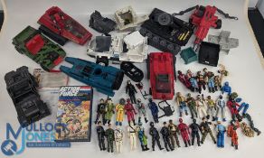 Action Force Figure and Vehicles selection of 20 plus figures together with several vehicles all