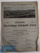 c1910 Scarce Austrian Daimler Motor Company Electric Tram, Trolly Buses, Coach Sales Catalogue,