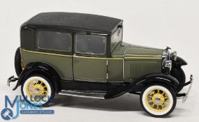 Franklin Mint 1:24 Scale Cars, to include 1930 Model A Tudor - with documents boxed (1). Please note