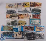 Early Bagged Model Kits to include Airfix 75mm Assault Gun, Churchill Tank, Panther Tank, Bristol