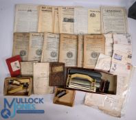Ephemera – carton containing a good selection of ephemera and Hornby OO rolling stock accessories