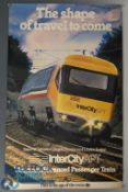Inter-City APT Passenger Train Advertising Poster 1980s The Age of the Train 100 x 64cm