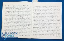 WWI Handwritten Manuscript Account: by an unnamed author, who chronicles his life before the