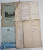 c1909-1911 Rail-less Electric Traction RET Catalogue, Parliament Reports, a good lot to include a