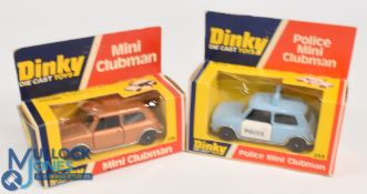 Dinky Toys No 255 Olice Mini Clubman together with 178 Mini Clubman both in original boxes (2)