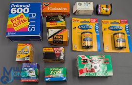 Collection of unused 35mm and Polaroid Film: to include Polaroid 600 x2, Kodak Advantix, Fuji Chrome