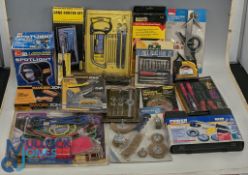 2x Boxes of assorted Tools and Accessories – to include magnetic pick up tool, soldering iron,