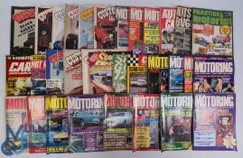 Collection of Vintage Custom Car Magazines 1970s, and related automobile magazines (box of)