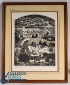 Clarke, Graham, 1941 - ‘Steamers’, 1986: colour etching, from the History of England series, signed,