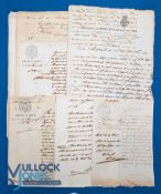 Tobacco – a group of original manuscript documents in Spanish, dated 1859 - probably from Gobierno