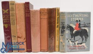Nine Period Hardback Hunting Books – Best Hunting Stories 1954 John Welcome & Vincent Orchard, The