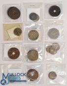Collection of East Africa Coins consisting of 1948 50c, 1949 ½ shilling, 1985 5/-, 1937, 1948 ½