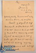 India – History – Handwritten Letter – In service of Murabbibhai Shri Maganlalbhai Gandi, at