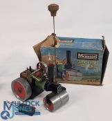 Vintage Mamod SR1A Steam Roller, in used condition with part box, missing its driving wire spring,