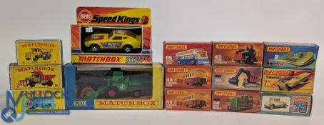Matchbox Diecast Cars, Commercials, Trains to include 1 Mod Rod, 2 Rescue Hovercraft, 6 Eucid Quarry
