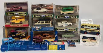 Corgi Classic Models to include D711 SAAB 96, D708 Ford Cortina Saloon and Police example, 96042
