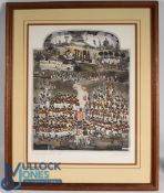 15 Clarke, Graham, 1941 - ‘Waterloo Volunteers’,1986, colour etching, from the History of England